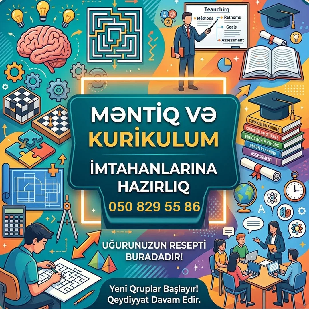 Məntiqi və Kurikulum imtahanlarına hazırlıq — Курсы