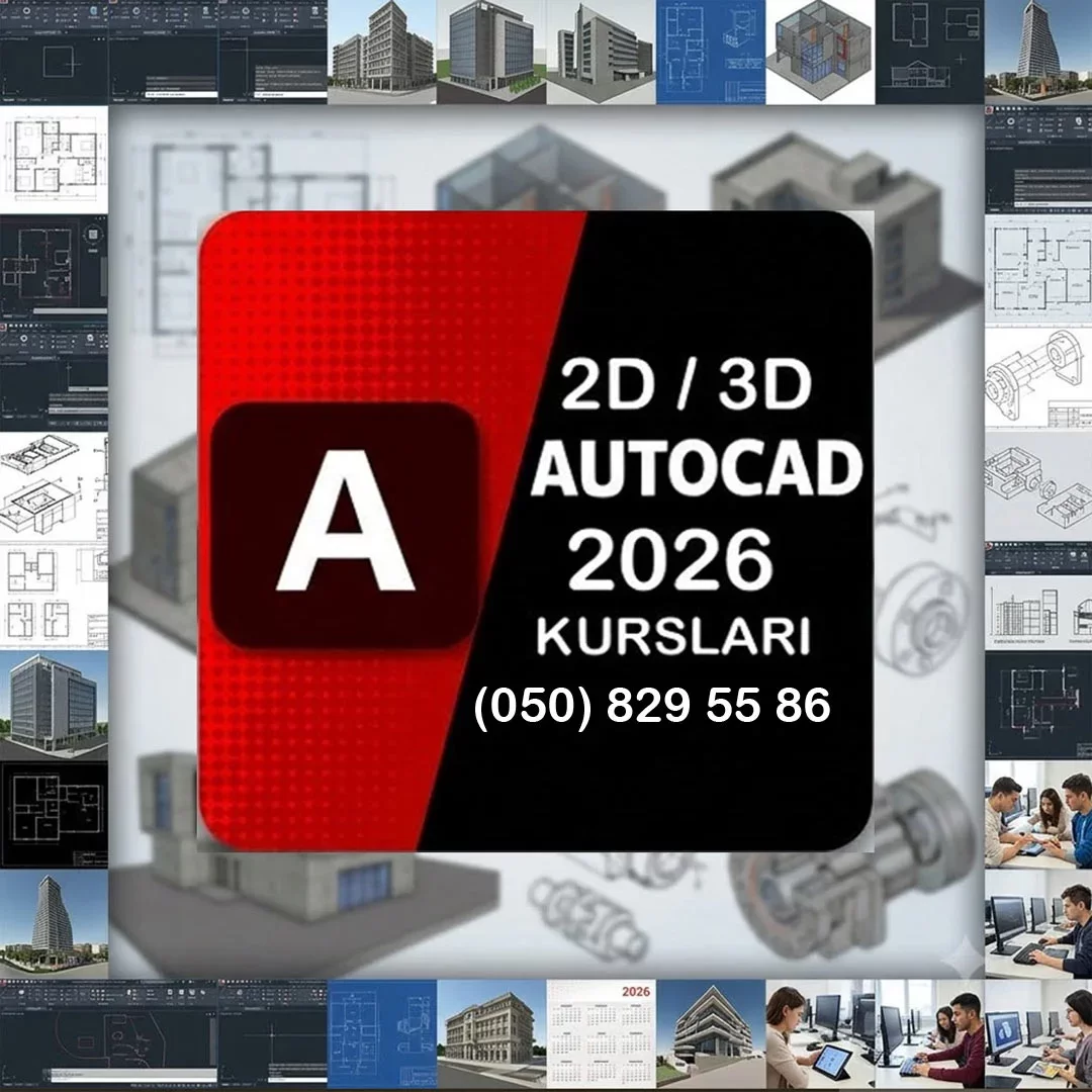 Autocad 2D 3D ilə Dizayn və Layihələndirmə Öyrən — Курсы