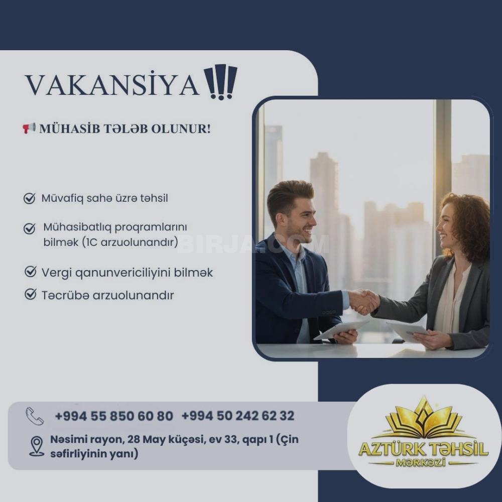 İş təklif edirəm