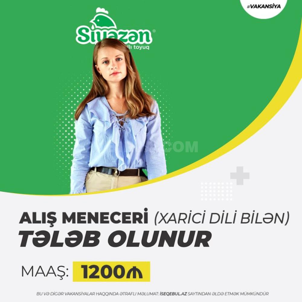 Alış Meneceri tələb olunur
