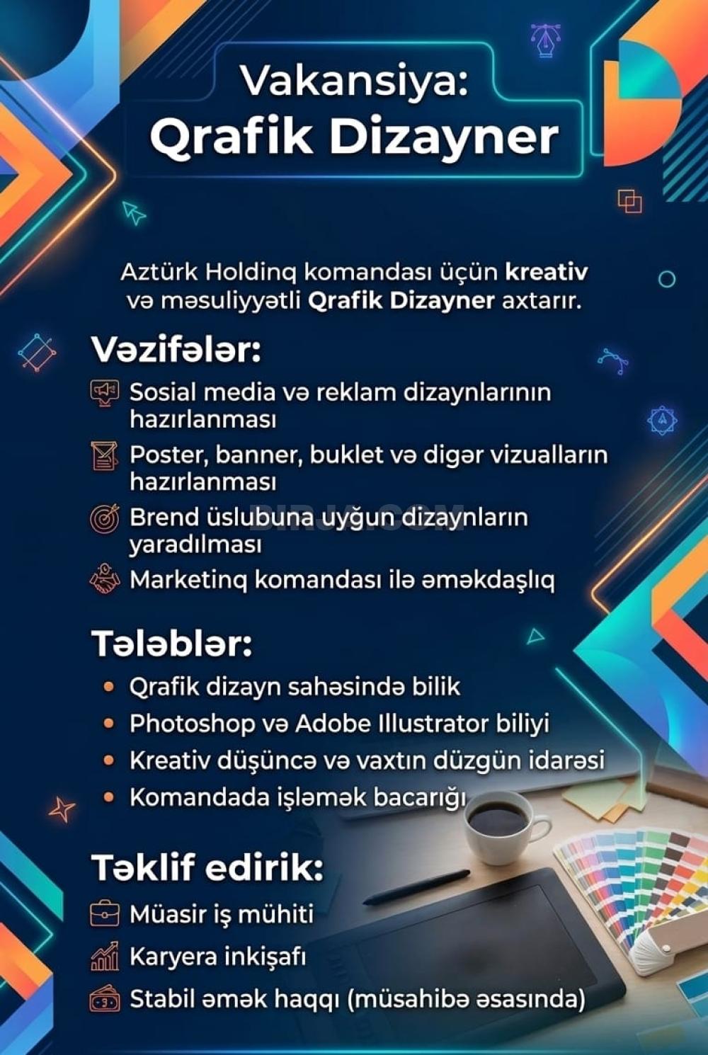 İş təklif edirəm