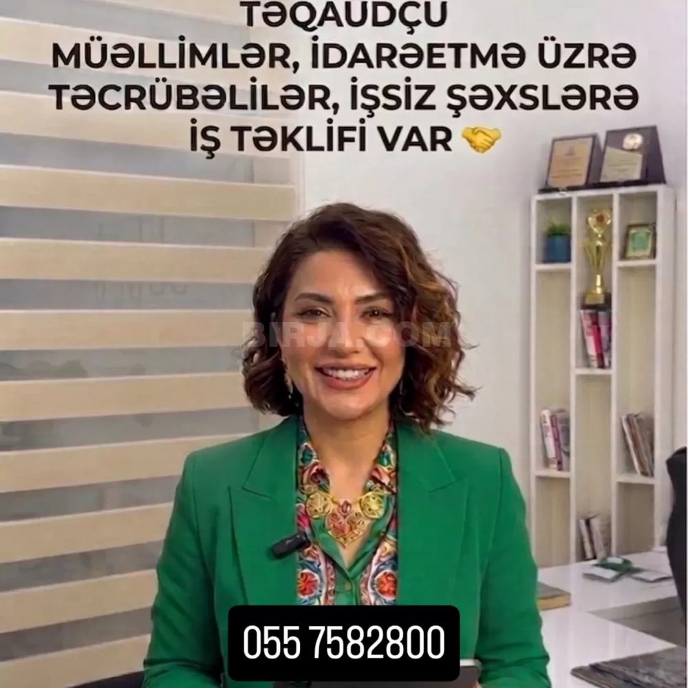 İş təklif edirəm