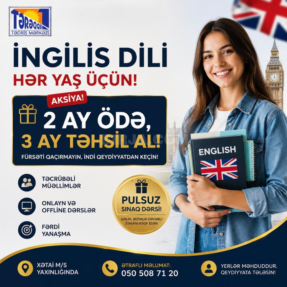 İngilis dili kursu kampaniya 