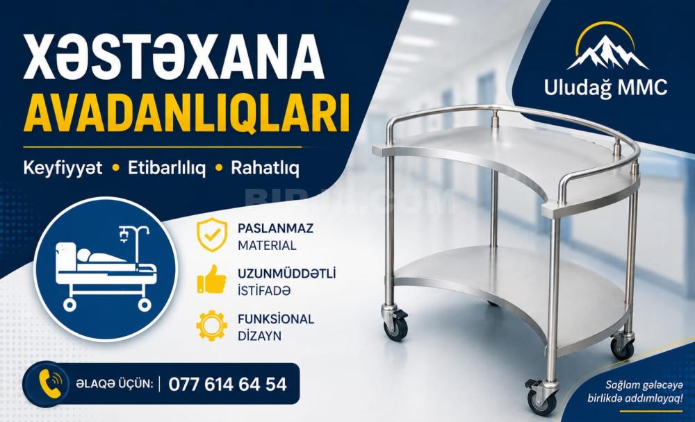 Xəstəxana  Avadanliqlari satılır