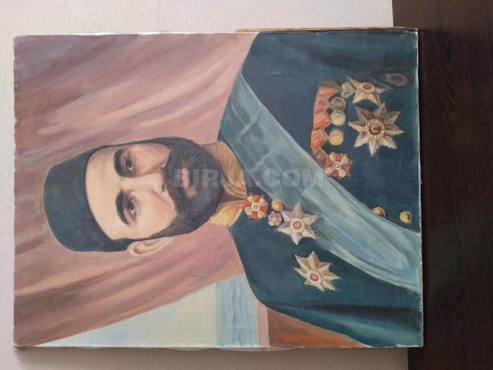 Satılır Əl işi yağlı boya rəsm əsəri. Kətan üzərində işlənib. — Əntiq əşyaları