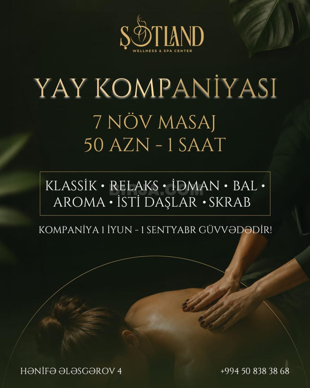 Masaj xidməti